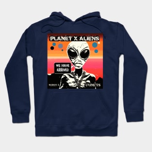 Funny Retro Alien Sci Fi Invasion Hoodie